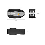 АНТИСТЕПЛЕР ERICHKRAUSE ELEGANCE, ФИКСАТОР, ЧЕРНЫЙ /48/