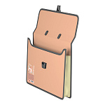 Портфель пластиковый ErichKrause Matt Pastel Bloom, с текстильной вставкой, A4, ассорти (в пакете по 1 шт.)