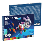 Пластилин классический ErichKrause Kids Space Animals 16 цветов со стеком, 288 г (в коробке 16 шт)