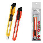 НОЖ КАНЦЕЛЯРСКИЙ 0.9 СМ. ERICHKRAUSE STANDARD, АССОРТИ, ПОЛИБЕГ /24/1440/