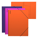 ПАПКА НА РЕЗИНКАХ ПЛАСТ, A4, ERICHKRAUSE SOFT CARIBBEAN SUNSET, 0,6 ММ, АССОРТИ /3/96/ РФ