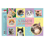 АЛЬБОМ Д/РИС. 24 Л. А4, ХАТБЕР. АССОРТИ. ВЫПУСК №3, ПЕРФ. НА СПИРАЛИ /5/50/