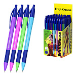 РУЧКА ШАР. АВТ. ERICHKRAUSE U-209 NEON MATIC&GRIP 1.0, UGT, СИНИЙ /50/200/2400/