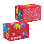 Клей ПВА ErichKrause EasyStick, Jolly Friends, с кисточкой, 20мл, ассорти (в дисплее по 12 шт.)