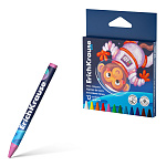 МЕЛ ВОСКОВОЙ 12 ЦВ. ERICHKRAUSE ЗВЕРИ В КОСМОСЕ, ТРЕХГРАН. 8 ММ, РАЗНОЦВЕТНЫЙ, К/К, Е/П /20/360/