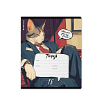 ТЕТРАДЬ 18 Л, КЛ. ERICHKRAUSE CAT BOSS, MIX-PACK /10/200/