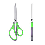 НОЖНИЦЫ 20 СМ. ERICHKRAUSE MEGAPOLIS ERGO, СЕРО-ЗЕЛЕНЫЙ, БЛИСТЕР /12/144/