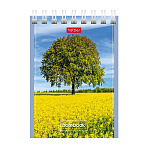 БЛОКНОТ 40 Л, А7, КЛ, ХАТБЕР. ВЕЛИКОЛЕПНЫЕ ПЕЙЗАЖИ, МЕЛ. ОБЛ. НА ГРЕБНЕ /120/