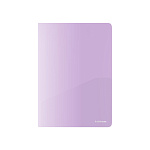 УГОЛОК А4. ПЛАСТ. ERICHKRAUSE MATT PASTEL BLOOM, 0,18 ММ, 2 КАРМАНА, НЕПРОЗР. АССОРТИ /12/324/