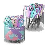 НОЖНИЦЫ 13,5 СМ. ERICHKRAUSE JOY® PASTEL, АССОРТИ, ТУБУС /24/288/