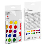 КРАСКИ АКВ. 18 ЦВ. ERICHKRAUSE BASIC, АССОРТИ, КАРТОН, Е/П /27/ РФ