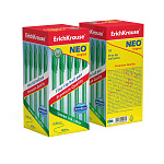 РУЧКА ШАР. ERICHKRAUSE NEO® STICK ORIGINAL, ЗЕЛЕНЫЙ /50/200/2400/