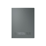 ПАПКА НА 4 КОЛЬЦА, ПЛАСТ. 24 ММ, ERICHKRAUSE MEGAPOLIS, 0,6 ММ, СЕРЫЙ /4/36/ РФ