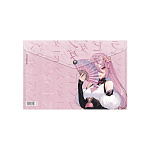 КОНВЕРТ ПЛАСТ. НА КНОПКЕ, A4, ERICHKRAUSE MANGA GIRLS, 0,16 ММ, АССОРТИ /12/240/