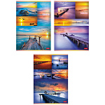 ТЕТРАДЬ 96 Л, А4, КЛ. ХАТБЕР. ГАСНЕТ ДЕНЬ В БЕЗБРЕЖНЫХ НЕБЕСАХ, НА СКОБЕ /3/24/ РФ