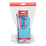 настольный набор erich krause® base, pastel, голубой /3/