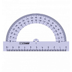 ТРАНСПОРТИР 10 СМ, 180 ГРАДУСОВ, СТАММ, ТОНИР. /20/100/480/