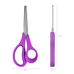 ножницы 14 см. erichkrause joy® ergo, для левшей, ассорти, к/у, е/п /12/240/