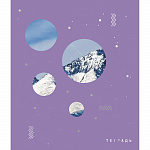 ТЕТРАДЬ 48 Л, А5, КЛ, ЭКСМО. TOTAL LILAC. NATURAL MIX, МЕЛ. ВЫРУБ. ТИСН. ФОЛЬГОЙ, СКРЕПКА /10/100/