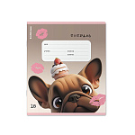 ТЕТРАДЬ 18 Л, ЛИН. ERICHKRAUSE FRENCHIE, ВЫБ. УФ-ЛАК, MIX-PACK /10/200/