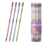 КАРАНДАШ Ч/Г ERICHKRAUSE БЛЕНД, HB, ШЕСТИГРАН. С ЛАСТИКОМ, ТУБУС /42/336/2688/