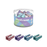 ТОЧИЛКА ПЛАСТ. ERICHKRAUSE ЛЕГКАЯ ЗАТОЧКА, ПАСТЕЛЬ, АССОРТИ, ТУБУС /60/1080/