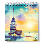 СКЕТЧБУК /АРТБУК/ 80 Л, 166*175, СВЕТОЧ. ПОРТ НАДЕЖДЫ, БЕЛ. БУМ. ЖЕСТКАЯ ПОДЛОЖКА, ГРЕБЕНЬ /2/24/