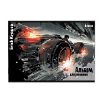 АЛЬБОМ Д/РИС. 08 Л. A4, ERICHKRAUSE BIG WHEELS, НА СКОБЕ, MIX-PACK /5/100/