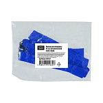 ШНУР С ЗАЖИМОМ ДЛЯ БЕЙДЖЕЙ OFFICE SPACE, 45 СМ, СИНИЙ /50/