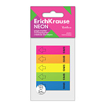 ЗАКЛАДКИ 12*45 ММ ERICHKRAUSE NEON, 05ЦВ/25Л, ПЛАСТ. АССОРТИ /30/540/