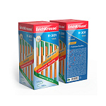 РУЧКА ШАР. ERICHKRAUSE R-301 ORANGE 0,7 STICK, ЗЕЛЕНЫЙ /50/400/3200/