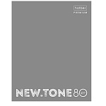 ТЕТРАДЬ 80 Л, А5, КЛ, ХАТБЕР, NEWTONE PASTEL СЕРЫЙ ЖЕМЧУГ, МЕЛ. КАРТОН, ГЛЯНЦ. ЛАМ. НА СКОБЕ /6/48/