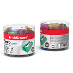 ТОЧИЛКА МЕТАЛ. ERICHKRAUSE FERRO COLOR, НА 1 ОТВЕРСТИЕ, ПРЯМОУГ. АССОРТИ /48/288/2880/