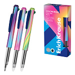 Ручка шариковая автоматическая 3в1 ErichKrause Colorcross Matic Cool Ray 0.7, цвет чернил ассорти (в коробке по 12 шт.)