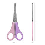 НОЖНИЦЫ 13,5 СМ. ERICHKRAUSE JOY® PASTEL, ДЛЯ ЛЕВШЕЙ, АССОРТИ, БЛИСТЕР /12/240/