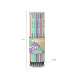 КАРАНДАШ Ч/Г ERICHKRAUSE JOY® PASTEL, HB, ПЛАСТ. КРУГЛЫЙ, С ЛАСТИКОМ, ТУБУС /42/336/2688/