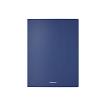 ПАПКА С ПРУЖИН. ЗАЖИМОМ ERICHKRAUSE MATT CLASSIC, 0,4 ММ, СИНИЙ /4/60/ РФ