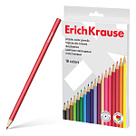 КАРАНДАШИ ЦВ. 18 ШТ, ERICHKRAUSE BASIC, ПЛАСТ. ШЕСТИГРАН. АССОРТИ /10/160/
