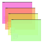 Zip-пакет пластиковый ErichKrause Fizzy Neon, A4, полупрозрачный, ассорти (в пакете по 12 шт.)