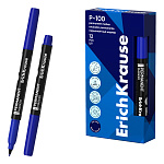МАРКЕР ПЕРМ. ERICHKRAUSE Р-100, 1,0ММ, СИНИЙ /12/192/