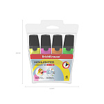 МАРКЕР ТЕКСТ. ERICHKRAUSE VISIOLINE V-12, НАБОР 04ШТ, АССОРТИ, Е/П /12/144/