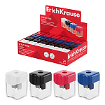 ТОЧИЛКА ПЛАСТ. ERICHKRAUSE WAVE MINI, CLASSIC, КОНТЕЙНЕР, АССОРТИ, ДИСПЛЕЙ /24/144/ РФ