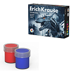 КРАСКИ ГУАШ. 12 ЦВ. ERICHKRAUSE TECHNO DINO, 17 МЛ, К/К /18/ 