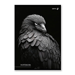 ТЕТРАДЬ 80 Л, А4, КЛ. SVETOCH. ЧЕРНЫЕ КРЫЛЬЯ, ВЫБ. ЛАК, НА СКОБЕ /6/24/