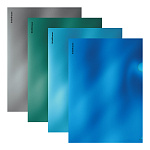 УГОЛОК А4. ПЛАСТ. ERICHKRAUSE GLOSSY ICE METALLIC, 0,18 ММ, НЕПРОЗР. АССОРТИ /12/300/