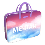 Папка текстильная на молнии ErichKrause с ручками Dream, A4+