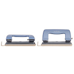 ДЫРОКОЛ ДО 12 Л. ХАТБЕР RECORD, МЕТАЛЛ. С  ЛИНЕЙКОЙ, АССОРТИ /12/