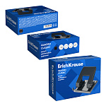 ДЫРОКОЛ ДО 40 Л. ERICHKRAUSE QUADRO, ЧЕРНЫЙ /1/24/