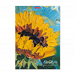 АЛЬБОМ Д/РИС. 40 Л, А4, ERICHKRAUSE FLOWERS, КЛЕЕВ. СКРЕП. /5/20/