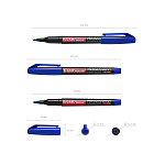 МАРКЕР ПЕРМ. ERICHKRAUSE P-70, 1,0ММ, СИНИЙ /12/144/